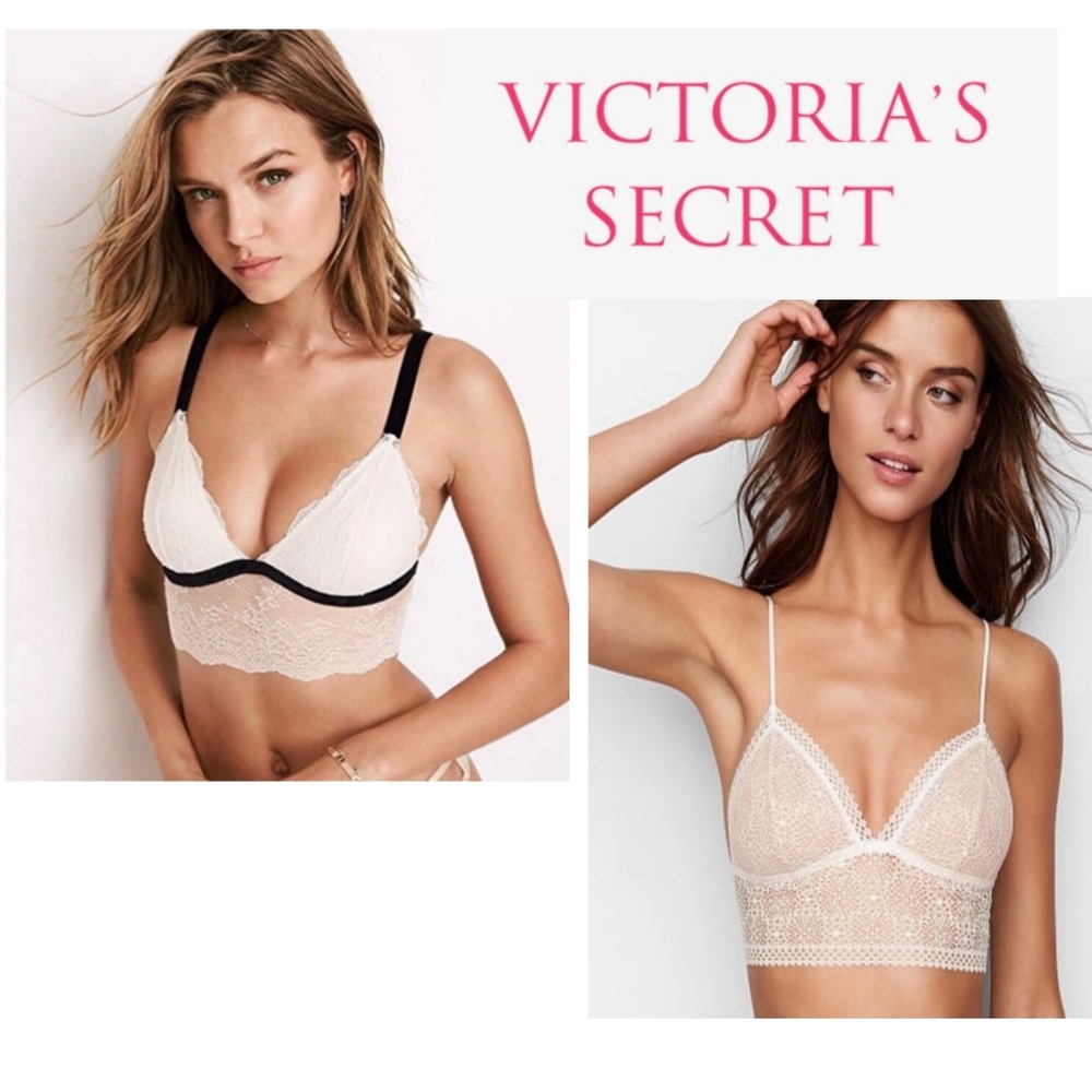 Victoria's Secret Lace Bralette Bundle of 2